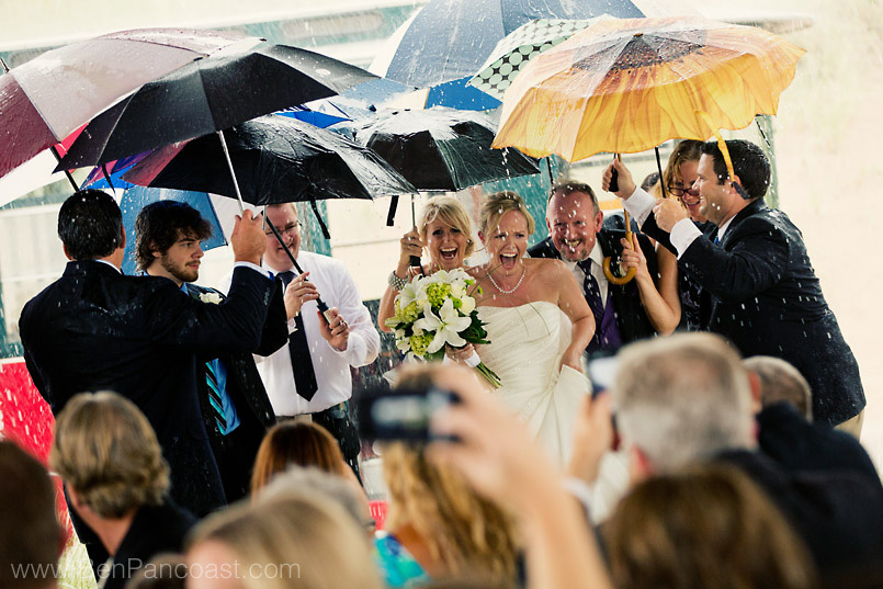 A Beach Wedding in the Rain Jean Klock Park