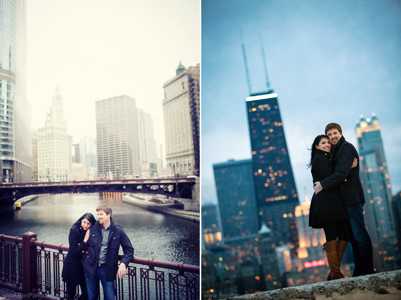 Engagement Photos in Downtown Chicago
