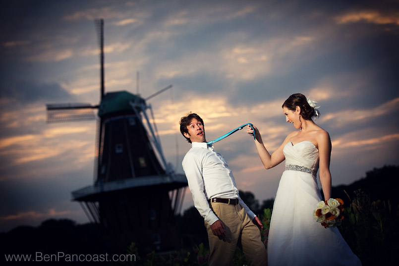 Windmill Island wedding portraits